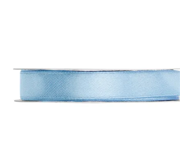 Satin Ribbon, light misty blue, 12mm/25m